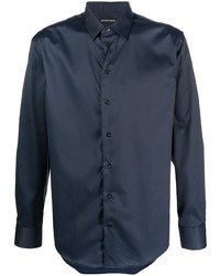 Emporio Armani Classic Collar Stretch Cotton Shirt