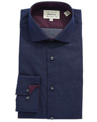 Ted Baker Classic Fit Textured Dress Shirt