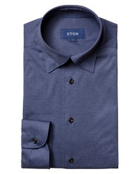 Eton Contemporary Fit Cotton Jersey Shirt