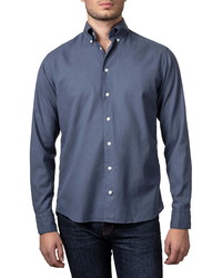 Eton Contemporary Fit Soft Casual Flannel Shirt