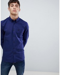 Fred Perry Oxford Shirt In Blue