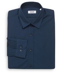 Moschino Regular Fit Cotton Dress Shirt