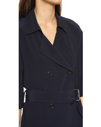 DKNY 34 Sleeve Dress With Notched Collar