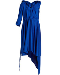 Vetements Asymmetric One Sleeved Jersey Dress