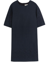 Chinti and Parker Broderie Anglaise Cotton Dress Navy