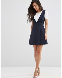 Asos Collection Wide Strap Pinafore Dress