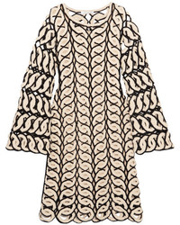 Chloé Crocheted Cotton Dress Navy