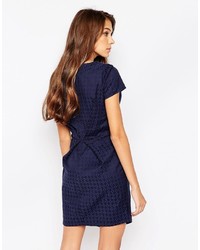 Liquorish Envelope Dress In Jacquard