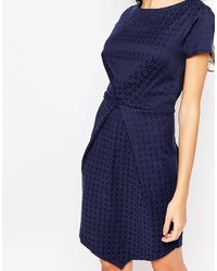 Liquorish Envelope Dress In Jacquard