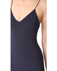 Alice + Olivia Leigh Low Cross Back Fitted Dress