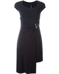 Versace Gathered Asymmetric Dress