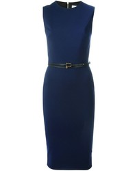 Victoria Beckham Belted Fitted Dress