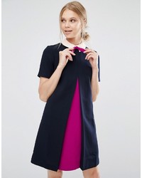 Ted Baker Wonce Tunic Dress With Contrast Pleat Front