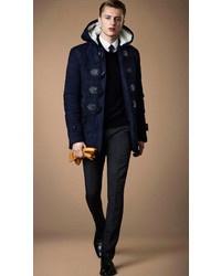 Burberry Down Filled Suede Duffle Coat | Where to buy & how to wear