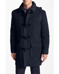 Hart Schaffner Marx Montgomery Wool Blend Toggle Coat With Detachable Hood