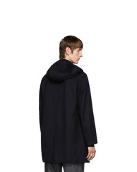 MACKINTOSH Navy Hooded Dunoon Coat