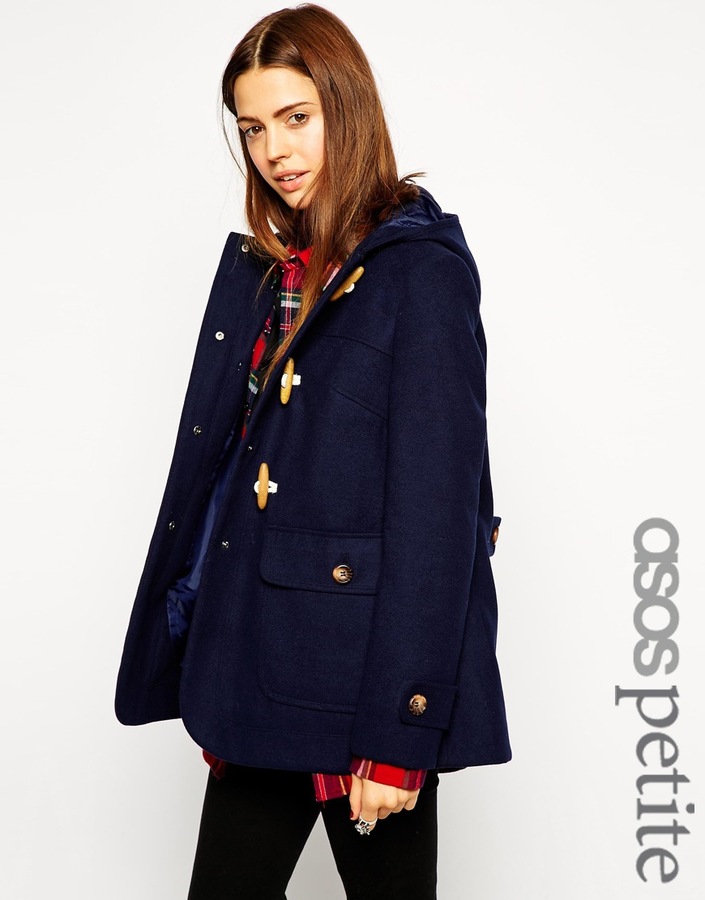 Asos Petite Ultimate Hooded Duffle Coat | Where to buy & how to wear