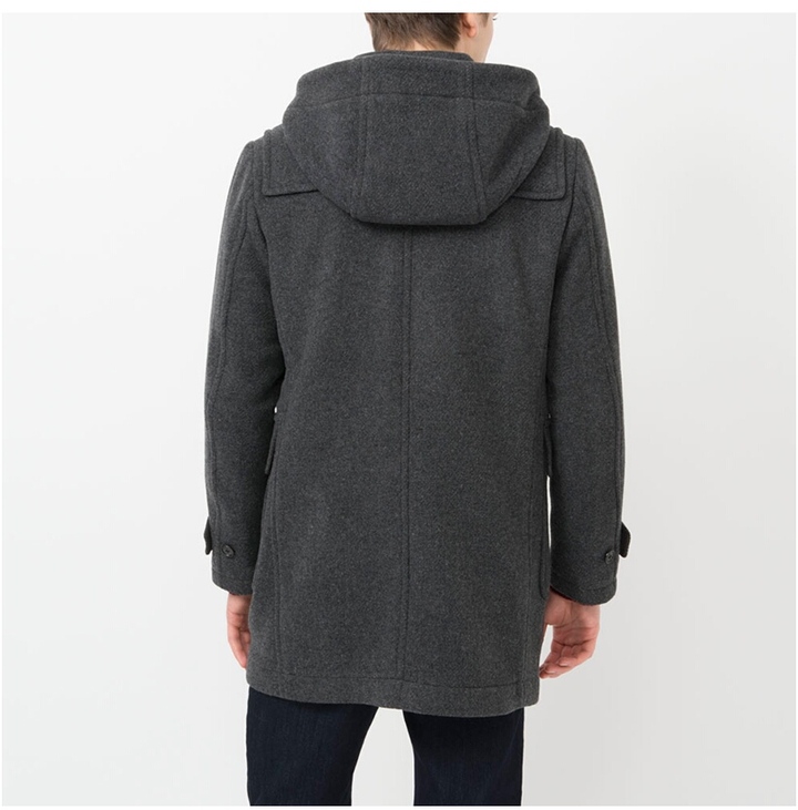 Uniqlo Wool Blended Duffle Coat, $99 | Uniqlo | Lookastic