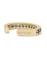 Anita Ko 18 Karat Gold Sapphire Ear Cuff