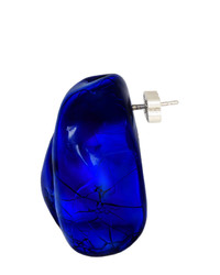 Balenciaga Blue Rock Earrings