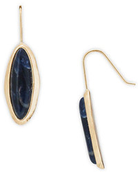 Lauren Ralph Lauren Coastal Blues Oval Sodalite Drop Earrings