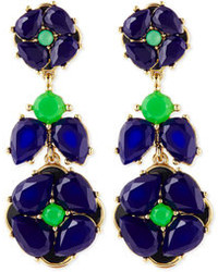 Kate Spade New York Izu Petals Statet Earrings Blue