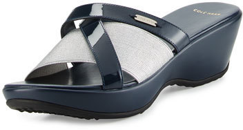 cole haan navy sandals