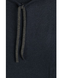 Brunello Cucinelli Cashmere Pullover With Embellished Tie At Neck
