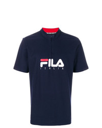 Fila Zip Detail Logo T Shirt