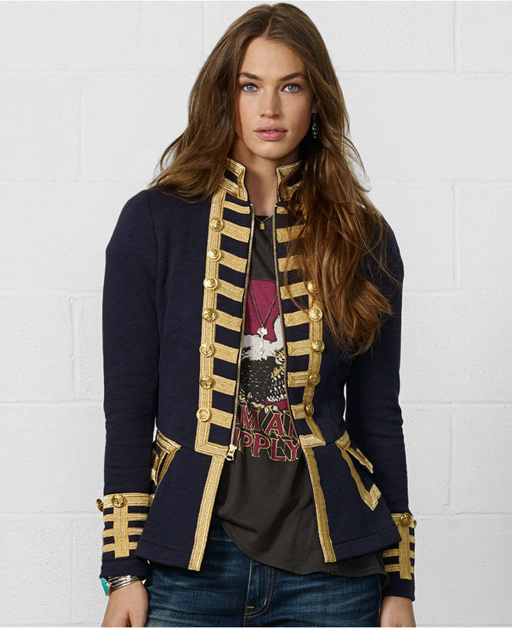 denim and supply womens military jacket