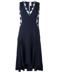 Peter Pilotto Embellished V Neck Dress