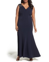 Alex Evenings Plus Size Embellished Fit Flare Gown