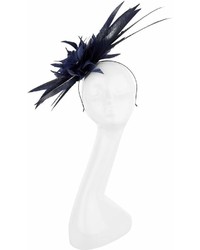 Peter Bettley Fascinator Headpiece With Feathers And Rose
