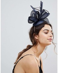 Vixen Macaroon Shape Hat With Patterned Sinamay Detail