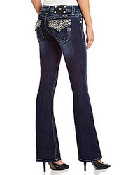 Miss Me Pocket Embellished Bootcut Jeans