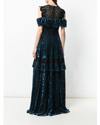 Talbot Runhof Lace Embellished Gown