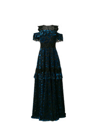 Talbot Runhof Lace Embellished Gown