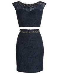 Mac Duggal Embellished Two Piece Lace Dress