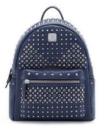 MCM Embellished Leather Backpack