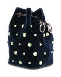 Fendi Crystal Embellished Bucket Bag