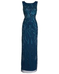 Adrianna Papell Embellished Long Dress