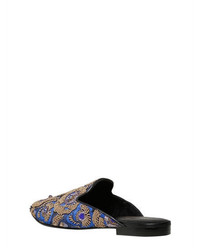 Queen Bee 10mm Embellished Jacquard Mules