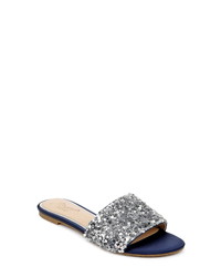 JEWEL BADGLEY MISCHKA Noland Embellished Slide Sandal