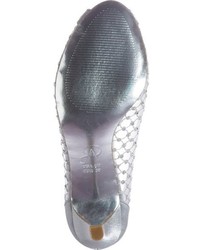 Adrianna Papell Zandra Crystal Embellished Peep Toe Pump