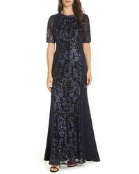 Adrianna Papell Sequined Gown