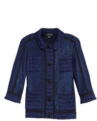 St. John Collection Khari Sequin Embellished Knit Jacket