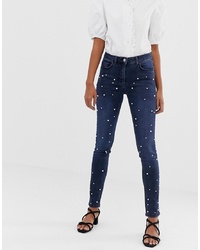 Soaked in Luxury Pearl Embellished Jeans