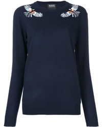 Markus Lupfer Embellished Bird Sweater