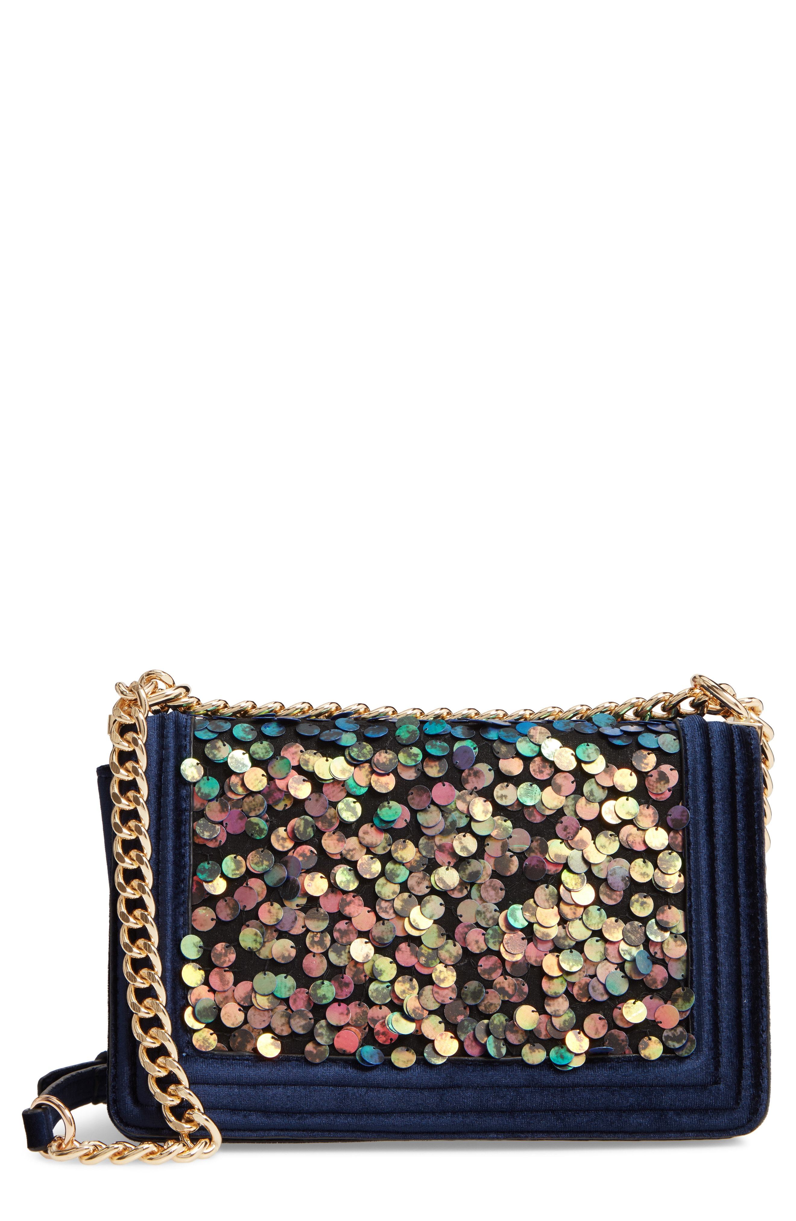 Sondra Roberts Velvet Crossbody Bag, $110 | Nordstrom | Lookastic