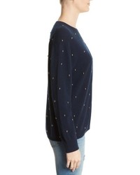 The Kooples Embellished Wool Cashmere Sweater